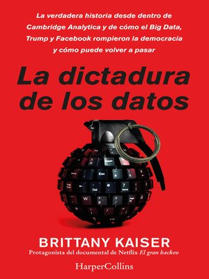 cover image of La dictadura de los datos